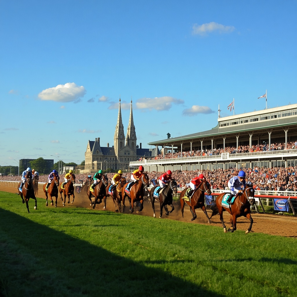 horses racing at churchill downs